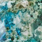 Alcohol ink on ceramic tiles 1